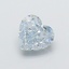 1.02 Ct. Fancy Light  Blue Heart Lab Grown Diamond