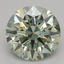 0.78 Ct. Fancy Vivid Green Round Lab Grown Diamond