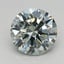 0.91 Ct. Fancy Intense Green Round Lab Grown Diamond