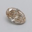 0.35 Ct. Very Light  Brown Oval Lab Grown Diamond