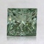 2.07 Ct. Fancy Vivid Pacific Green Princess Lab Grown Diamond