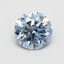 1.02 Ct. Fancy  Blue Round Lab Grown Diamond