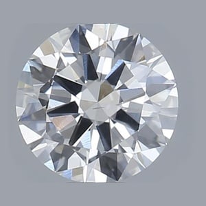 Round diamond — real photo