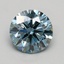 1.02 Ct. Fancy Intense Blue Round Lab Grown Diamond