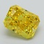 3.30 Ct. Fancy Vivid Yellow Radiant Lab Grown Diamond