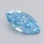 0.72 Ct. Fancy Vivid  Blue Marquise Lab Grown Diamond