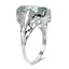 The Renatta Ring, smalltop view on a hand