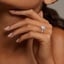 18K White Gold Olympia Three-Quarter Coverage Diamond Ring, smalladditional view 2