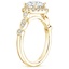 18K Yellow Gold Tiara Halo Diamond Ring (1/4 ct. tw.), smallside view