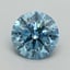 1.73 Ct. Fancy Vivid Blue Round Lab Grown Diamond