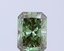 1.71 Ct. Fancy Vivid Green Radiant Lab Grown Diamond
