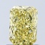 1.01 Ct. Fancy Vivid Yellow Radiant Lab Grown Diamond