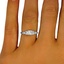 The Marconia Ring, smalltop view on a hand