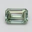 1.01 Ct. Fancy Intense Pacific Green Emerald Lab Grown Diamond