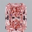 2.06 Ct. Fancy Vivid Pink Radiant Lab Grown Diamond