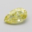 2.02 Ct. Fancy Intense None Yellow Pear Lab Grown Diamond