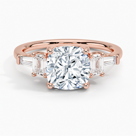 14K Rose Gold Cleo Five Stone Diamond Ring
