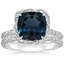 18K White Gold Nova Diamond Bridal Set (3/4 ct. tw.)