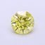 1.04 Ct. Fancy Yellow Round Lab Grown Diamond