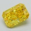 1.91 Ct. Fancy Vivid Yellow Radiant Lab Grown Diamond
