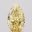 1.05 Ct. Fancy Intense Yellow Pear Lab Grown Diamond