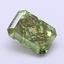 1.03 Ct. Fancy Vivid  Green Radiant Lab Grown Diamond