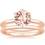 14KR Morganite Esme Bridal Set, smalltop view