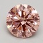 2.50 Ct. Fancy Intense Pink Round Lab Grown Diamond