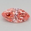 0.60 Ct. Fancy Vivid Pink Marquise Lab Grown Diamond