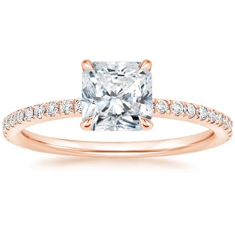 14K Rose Gold Luxe Ballad Perfect Fit Diamond Bridal Set