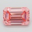 5.36 Ct. Fancy Vivid Pink Emerald Lab Grown Diamond