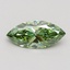 0.80 Ct. Fancy Vivid Green Marquise Lab Grown Diamond