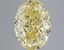 4.58 Ct. Fancy Intense Yellow Oval Lab Grown Diamond