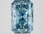 3.07 Ct. Fancy Vivid Blue Radiant Lab Grown Diamond
