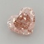 1.25 Ct. Fancy Vivid  Pink Heart Lab Grown Diamond