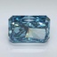 5.19 Ct. Fancy Vivid Malibu Blue Radiant Lab Grown Diamond