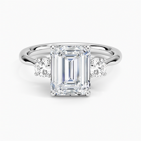 Platinum Selene Three Stone Diamond Ring (1/3 ct. tw.)