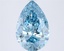 3.00 Ct. Fancy Vivid  Blue Pear Lab Grown Diamond