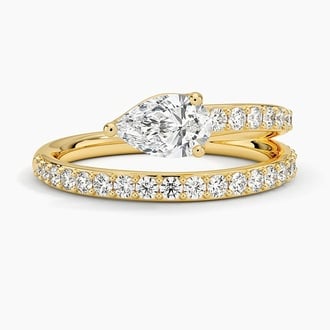 Sonya Pear Lab Diamond Wrap Ring (1 ct. tw.)