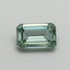 0.41 Ct. Fancy Vivid Pacific Green Emerald Lab Grown Diamond