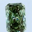 3.50 Ct. Fancy Vivid Green Radiant Lab Grown Diamond
