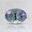 6.9x4.8mm Unheated Parti-Color Oval Tanzanite
