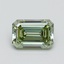 0.70 Ct. Fancy Intense Green Emerald Lab Grown Diamond