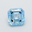 1.04 Ct. Fancy Vivid Blue Asscher Lab Grown Diamond