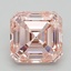 3.50 Ct. Fancy Intense  Pink Asscher Lab Grown Diamond