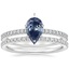 Platinum Viviana Diamond Ring (1/4 ct. tw.) with Luxe Ballad Diamond Ring (1/4 ct. tw.)