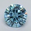 3.05 Ct. Fancy Vivid Blue Round Lab Grown Diamond