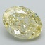 2.30 Ct. Fancy Intense Yellow Oval Lab Grown Diamond