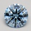 1.33 Ct. Fancy Intense Blue Round Lab Grown Diamond