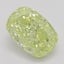 0.72 Ct. Fancy Light Greenish Yellow Cushion Diamond